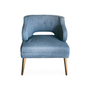 Blue Comfy Fabric Chair
