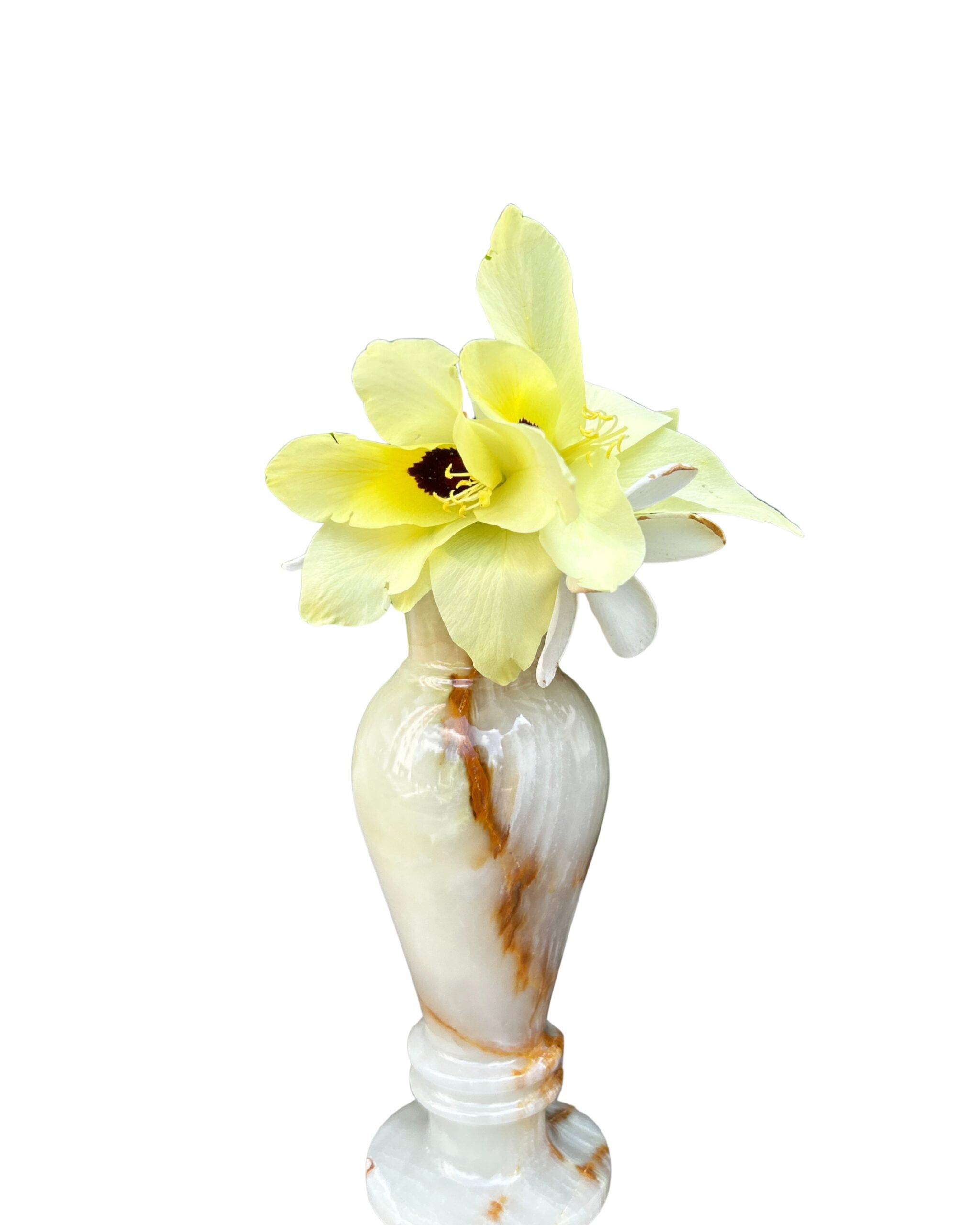 Hand-Carved Pure Natural Onyx Vase – Decorative Flower Vase - Image 5