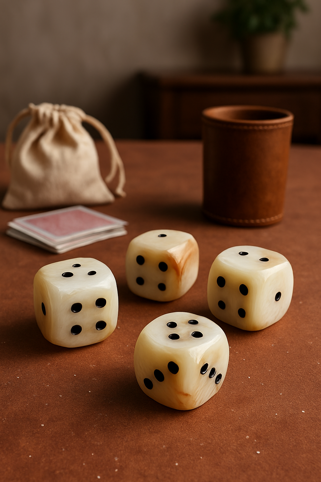Handcrafted Onyx Marble Dice – Natural Stone Paperweight & Home/Office Décor - Image 2