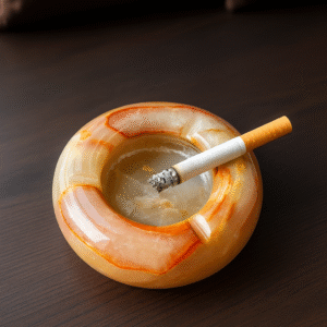 100% Natural Onyx Marble Ashtray 4"