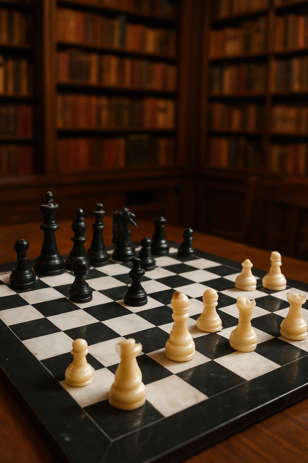 Luxury Onyx Stone Chess Set – Handmade Chess Board with Carved Pieces 12" - Image 4