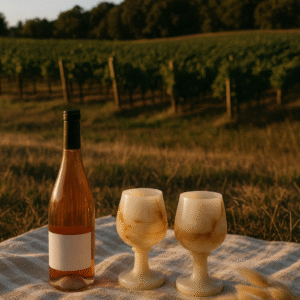 Onyx Marble Wine Glass (Set of 2)