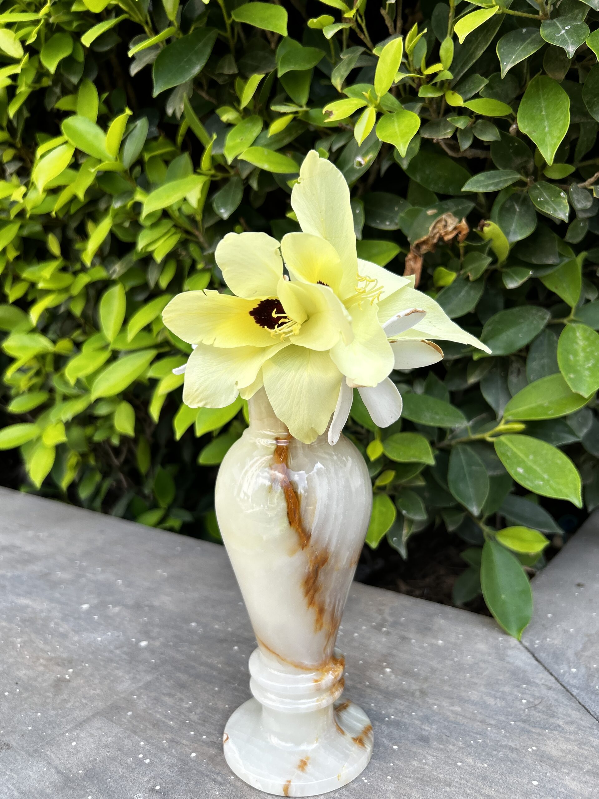 Hand-Carved Pure Natural Onyx Vase – Decorative Flower Vase - Image 2