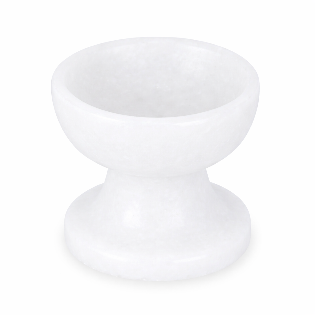 White Marble small Diya/Deepak (Size: 2") - Image 6