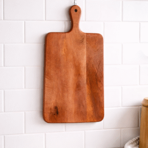 Wooden Chopping board with handle.