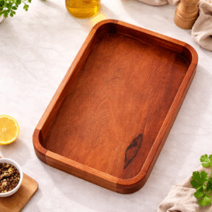 Natural Solid Wood Tray